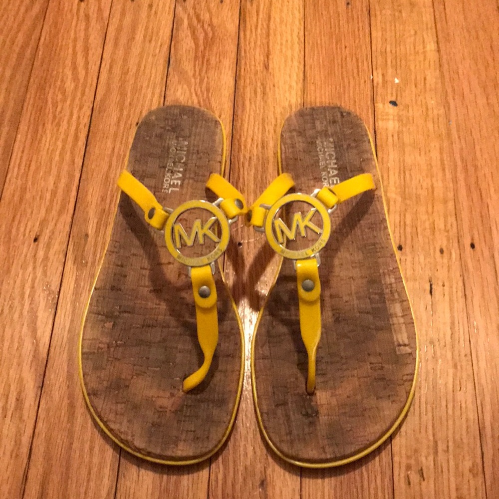 Michael Kors Yellow Sandals